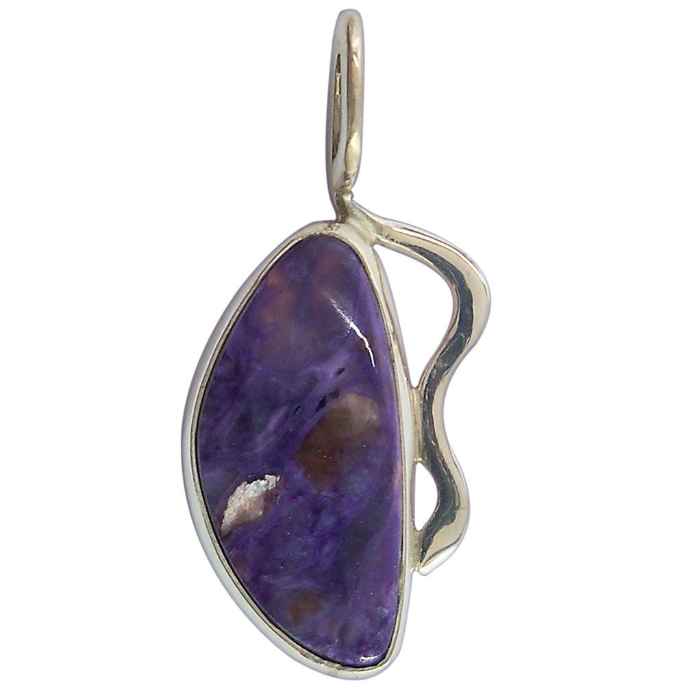 Charoite Pendant Set in Sterling Silver  pchtf1568