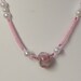 lovely pink beaded fashion jewelry set.... fashionable