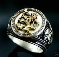 Mens Coin Ring