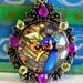 Sparkling Peacock in Bloom Necklace