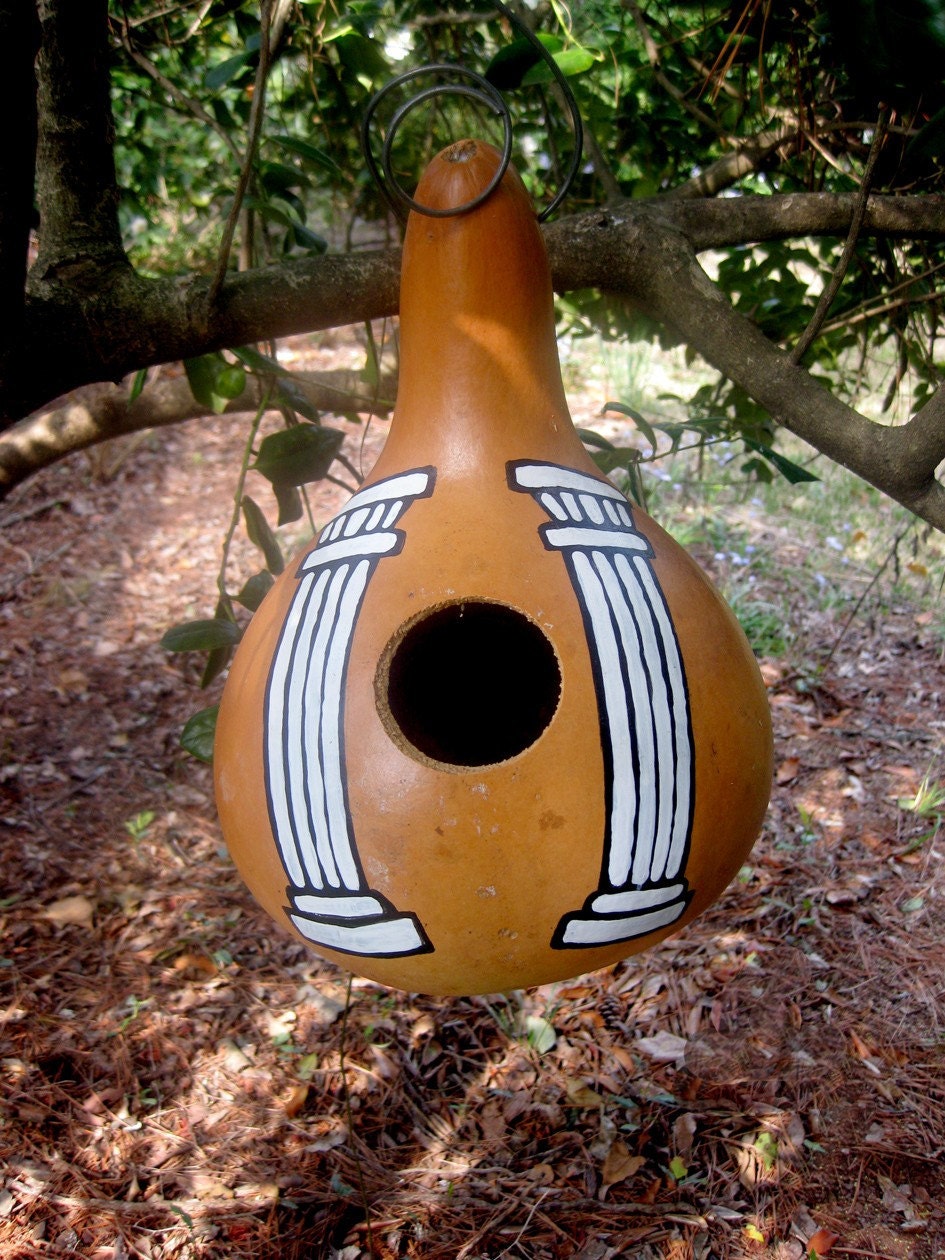 Antebellum Purple Martin Gourd Birdhouse 1