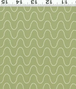 Farmgirl's Garden by Tammy Johnson for Clothworks Green Waves 1 yard