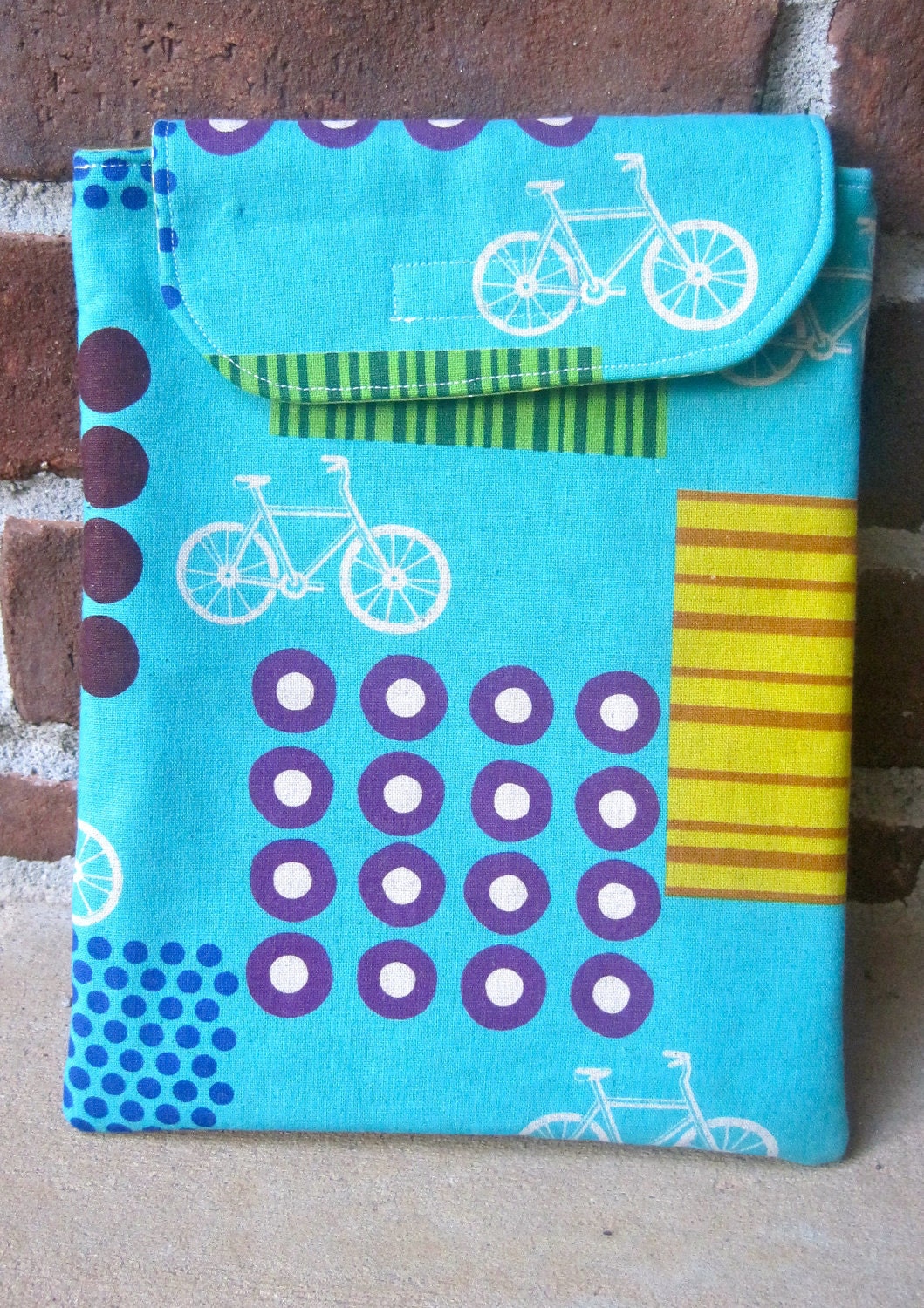 Padded iPad Case-Bicycles