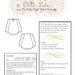 Ohhh Lulu The Betty High Waist Panties PDF Sewing Pattern