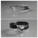 4mm MOBIUS science meets art. Recycled sterling silver. Handcrafted. Unisex. Polished, satin or oxidized. Any size. Made to order. Fast.