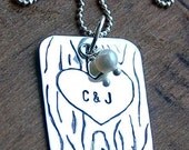 Tree of Love / Personalized Sterling Silver Necklace