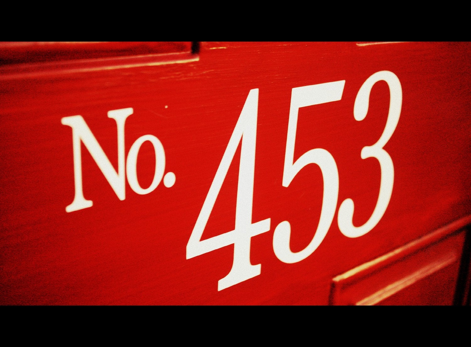 Custom house numbers vinyl decal for front door