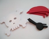Pirate Skull Die Cuts - Set of 36 to make 12 Pirates