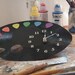 Guitar Pick Pallet Clock Olyteam