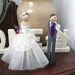Personalised Peg Doll Wedding Cake Toppers