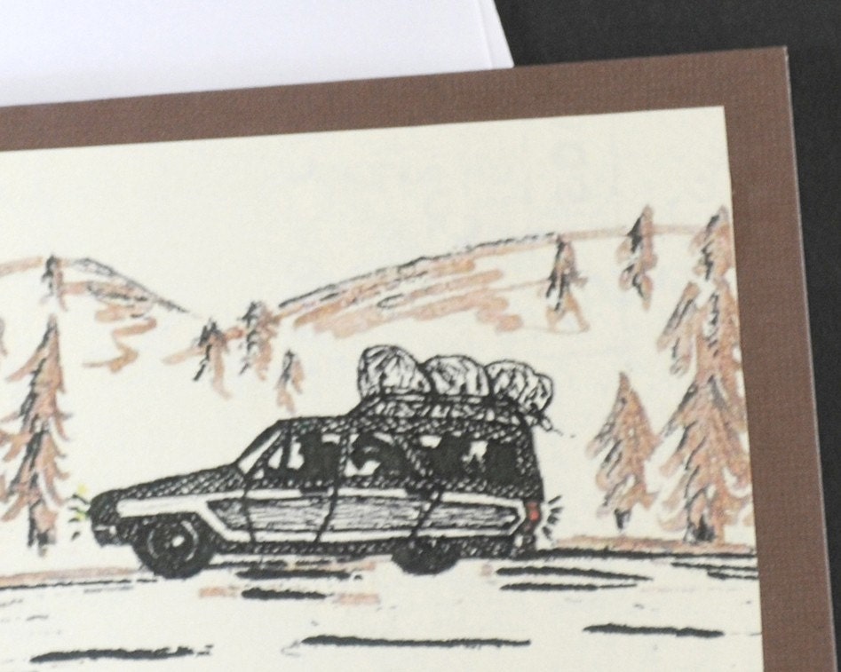 Family Vacation Greeting Card