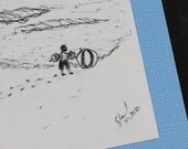 Beach Family Greeting Card