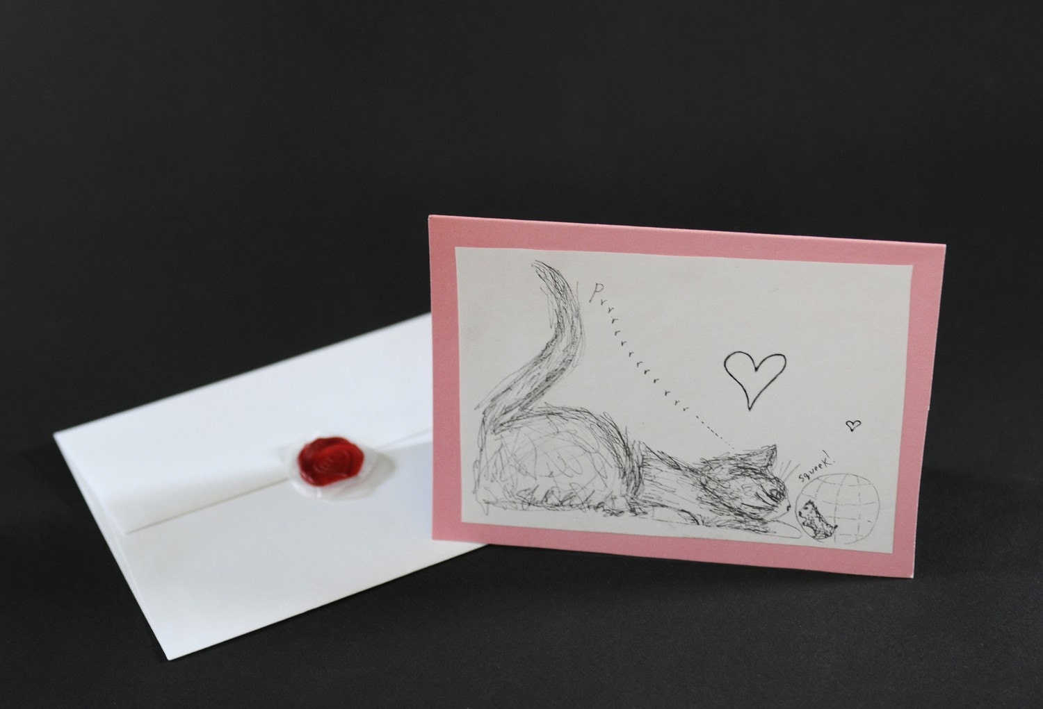 Forbidden Love Note Valentine's Card