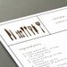 Printable recipe cards - modern designs - Typeable