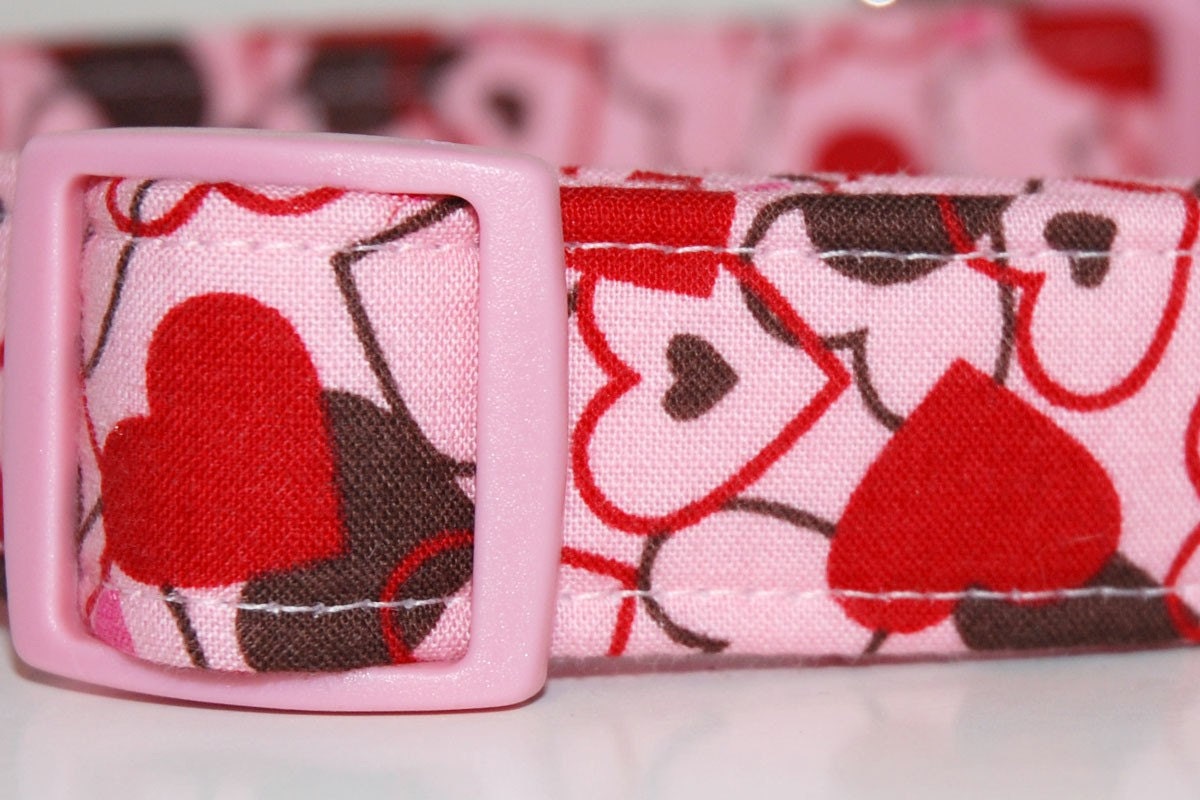 Chocolate Kisses Custom Dog Collar,  by Neck Candy Collars