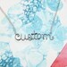 Memorial Day Weekend Sale Custom Necklace - Any word, name or short phrase
