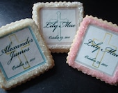 Baby Christening Baptism Confirmation Shortbread Cookie Favors