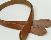 26.5 inch / 1 pair of BROWN  Leather Handbag Handle for bag purse Supply