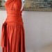 Indian Summer Short Tea length Convertible Wrap Dress
