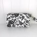 The Errand Runner - Cell Phone Wallet - Wristlet - for iPhone/Android - Black Jacquard Floral/Black