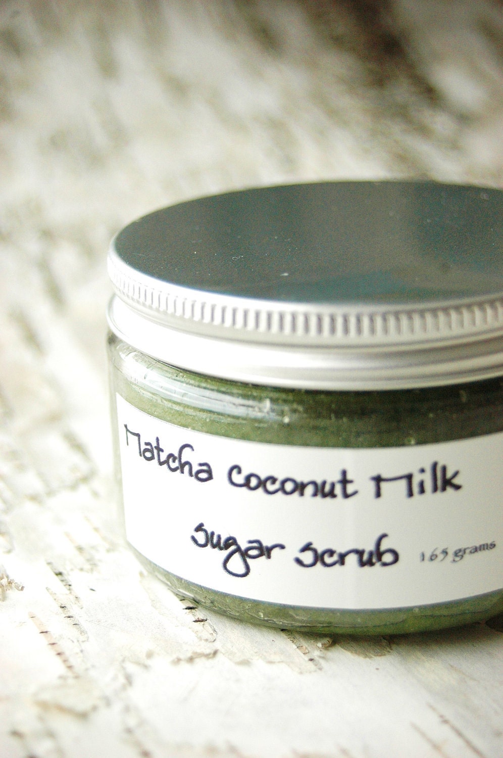 Matcha Coconut Milk Sugar Scrub - Emulsifying - Organic Sugar