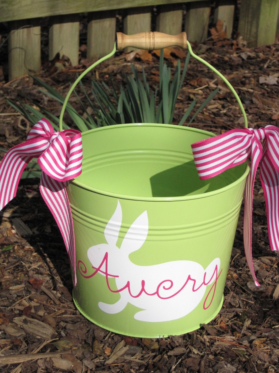 Personalized Easter Bucket assorted colors