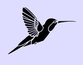 Hummingbird Stencil
