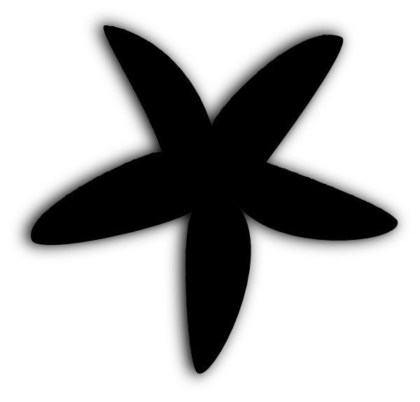 STENCIL  Starfish 5x5