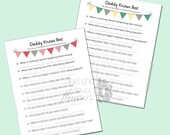 Daddy Knows Best Download - DIY Printable Baby Shower Game