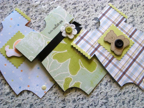 Baby Onsie Cards - Set of 3