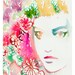 Watercolour Fashion Illustration, art,  13" x 19" Print -  Gemma