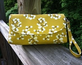 Cotton Blossom Clutch Wristlet