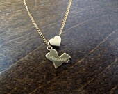 Louisiana Love - State Charm Necklace