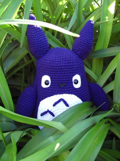Crocheted Totoro Large - My Neighbor Totoro
