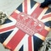 Union Jack British Flag Gift Tags, Vintage Style Union Jack, Red, White and Blue, London, United Kingdom