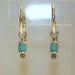 Reels - silver and turquoise earrings