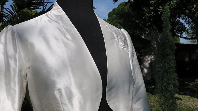 Jacket Bolero - Silk Wedding Cover Up