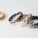 Sterling Silver Cast Human Hair Plait Ring