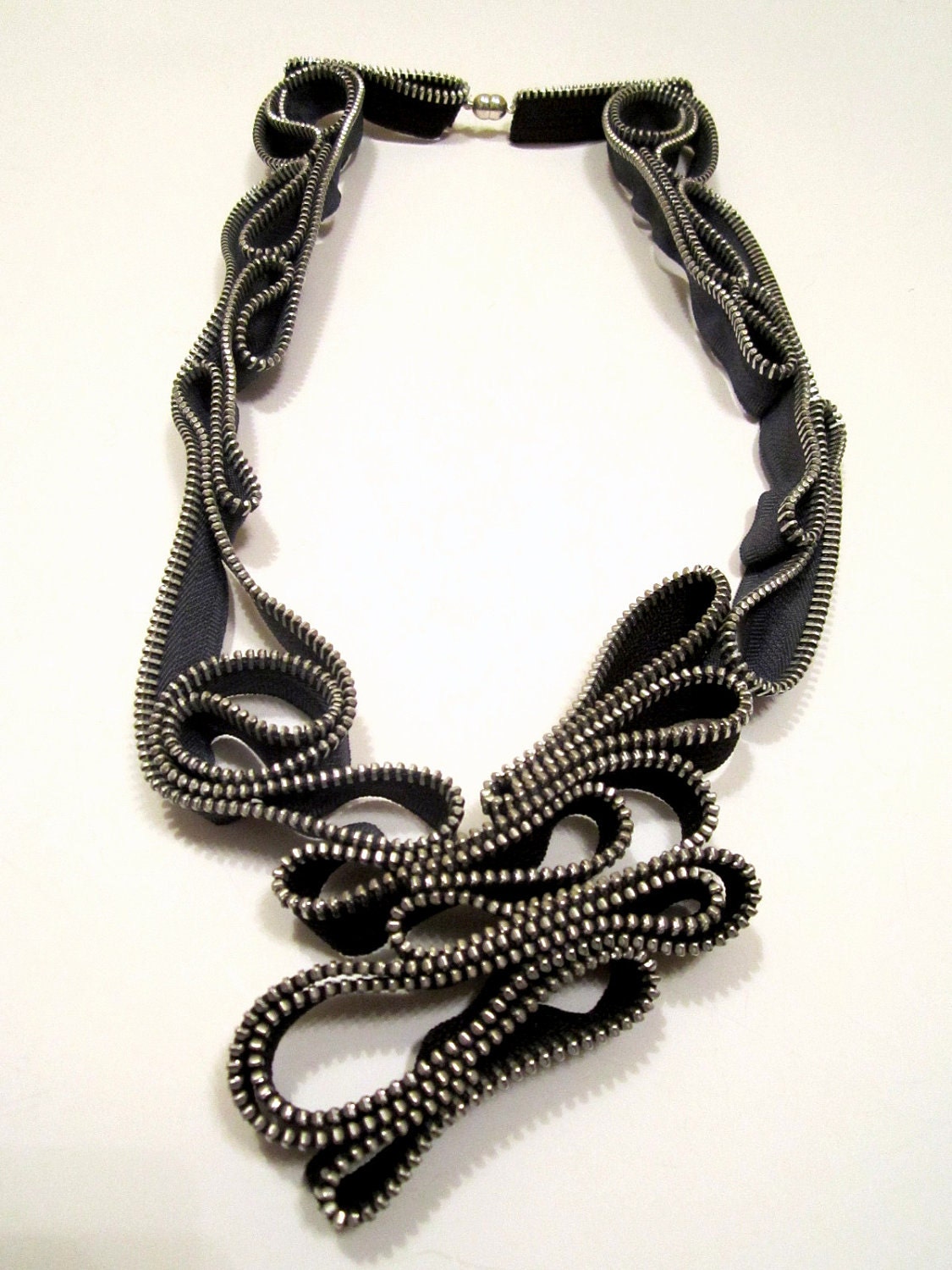 Starry Night On The Lake - Zipper Necklace