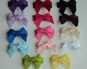 Baby Hair Bow Starter Pack of 14 on Baby Snap Clips