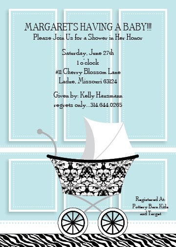 Beautiful Baby Room and Carriage Baby Shower Invitation - By Flair Designery Il_170x135