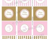 Her Royal Highness PINK - Printable Cupcake Toppers/Labels/Favor and Gift Tags Il_170x135