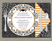 Haunted Halloween Dinner Party Invitation - Set of 20 by Flair Designery Il_170x135