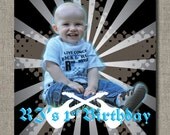 It's a ROCKSTAR Birthday - 16 x 20 Printable Poster by Flair Designery Il_170x135
