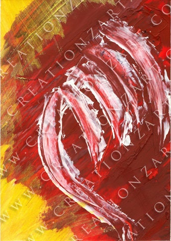 Islamic Art - Calligraphy Painting Print - Contemporary Islamic Art - Abstract Allah