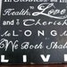 New Script - WEDDING VOWS - Typography Word Art Sign -Customize with your Date on back