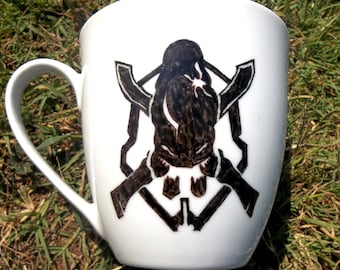 CUSTOM XBOX Halo  4 Coffee Mug MMMug / Tea Cup With Gamer Tag on Back