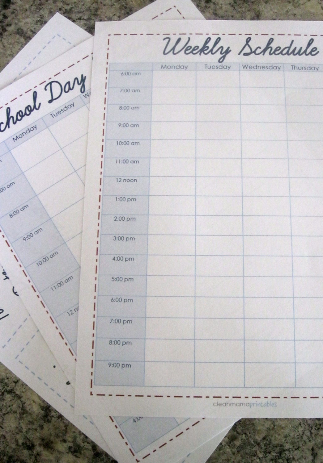 School Days Kit -10 documents