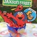 Sesame Street Elmo Character Party Bucket/ Centerpiece With Personalized Sesame Street Sign