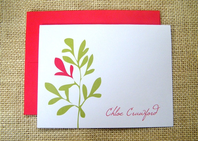 Branching Out Personalized Custom Stationery Stationary Gift - for Bridesmaid, Sister, Friend, Mother, Coworker, Teacher